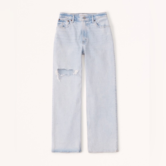 Abercrombie & Fitch Denim - Abercrombie  Curve Love High Rise 90s Relaxed Jean size 23